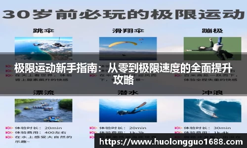 极限运动新手指南：从零到极限速度的全面提升攻略